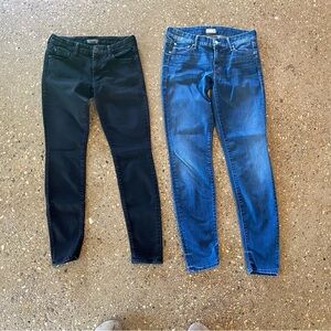 MOTHER Charcoal and Indigo Denim jeans sz 27